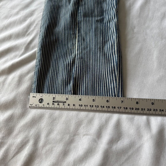 Kut From The‎ Kloth Reese High Rise Ankle Stretchy Jeans Blue Striped Festival 8 - Picture 14 of 16